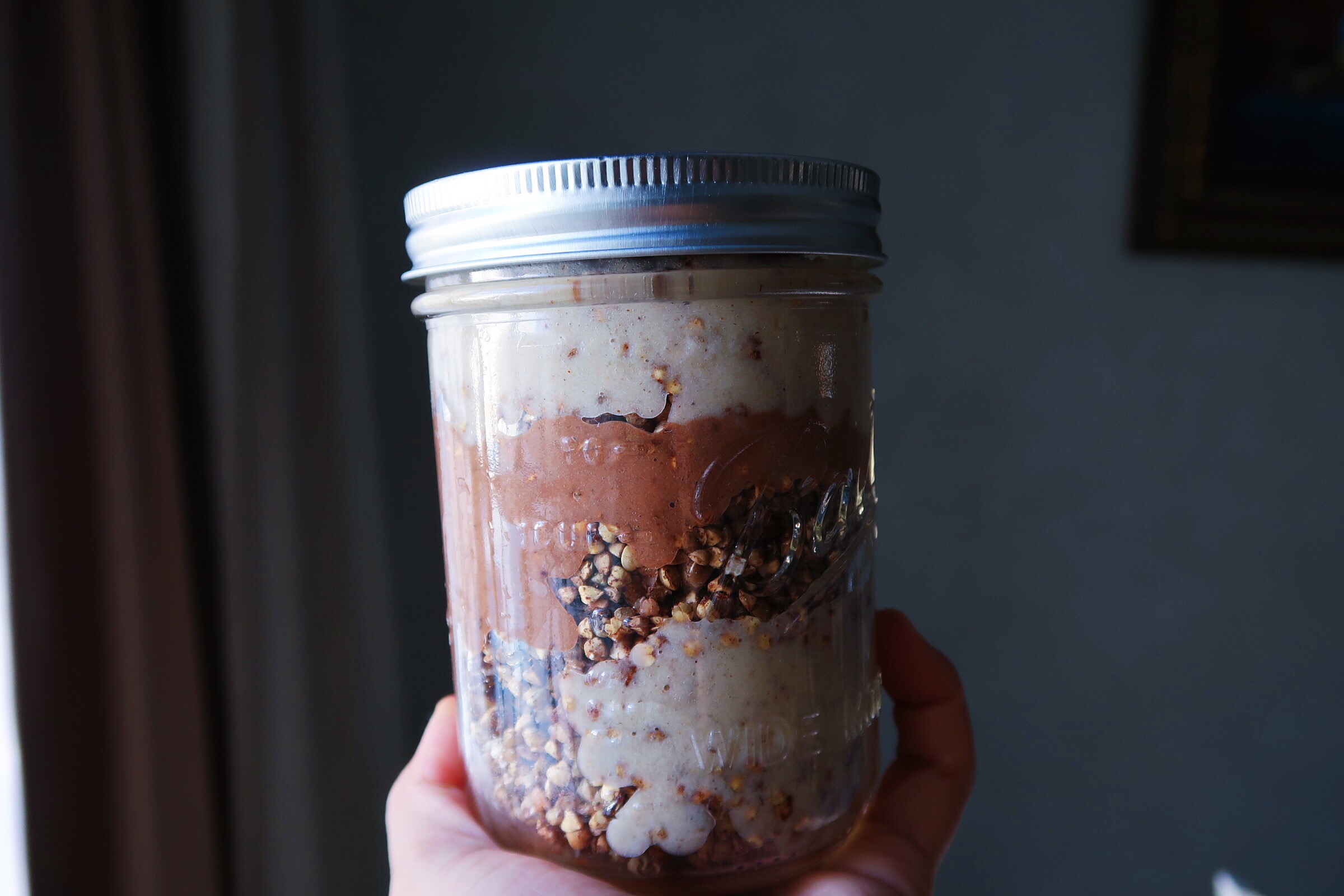Homemade Cereal with Banana Cream