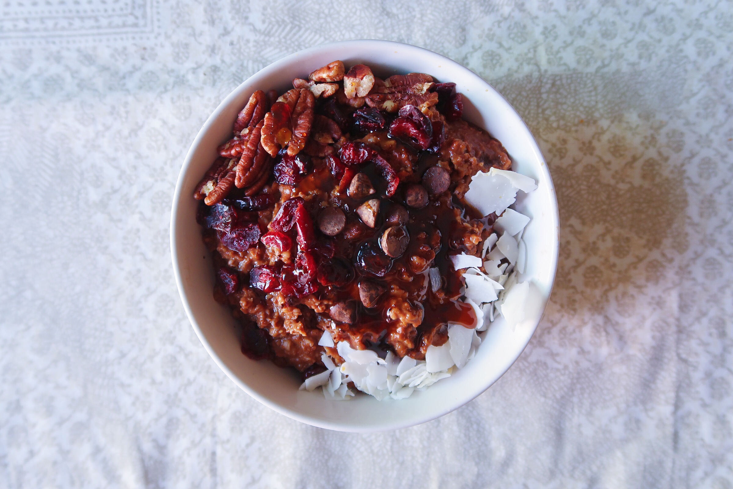 Cacao Pumpkin Oatmeal 