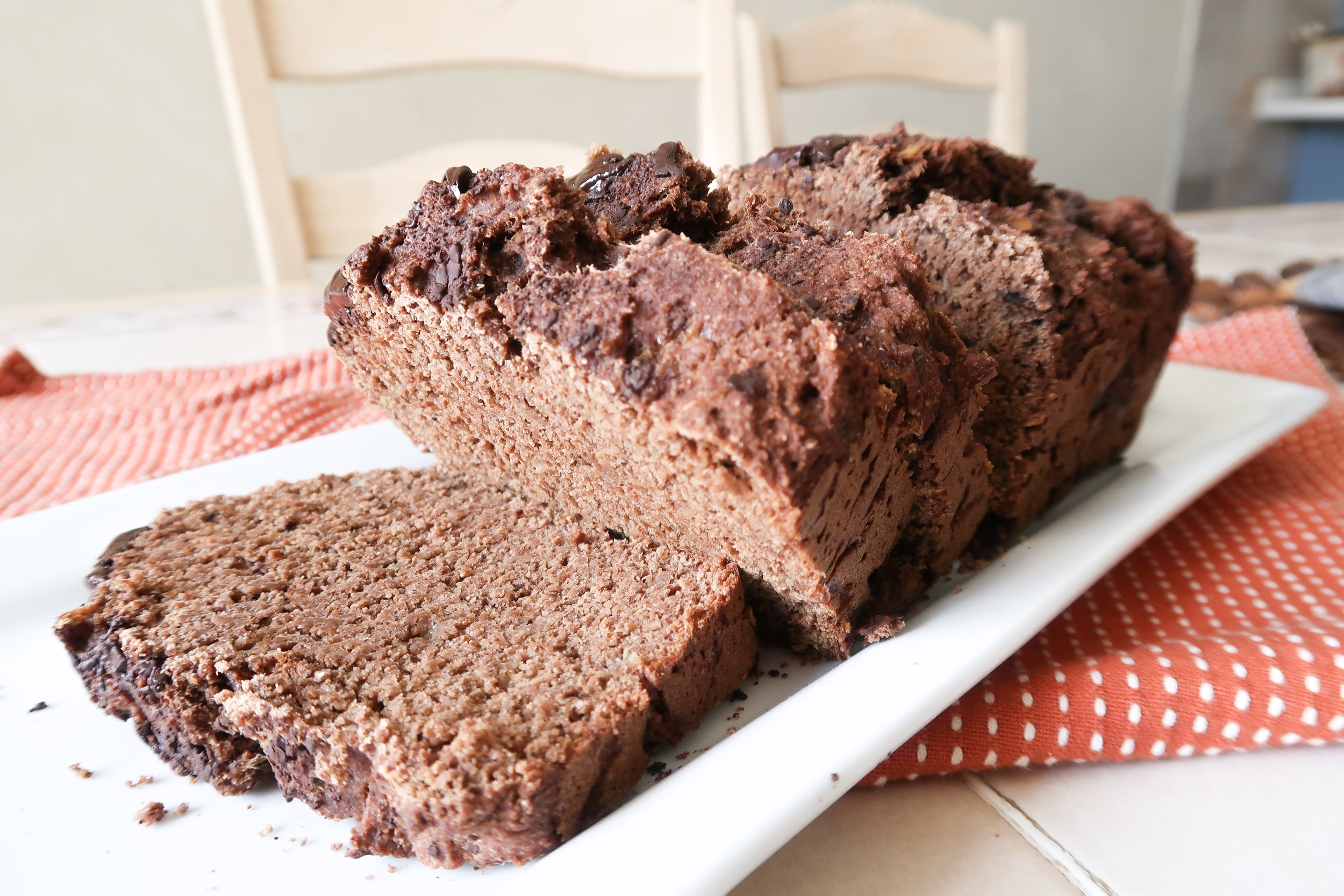 Dark Chocolate Banana Bread