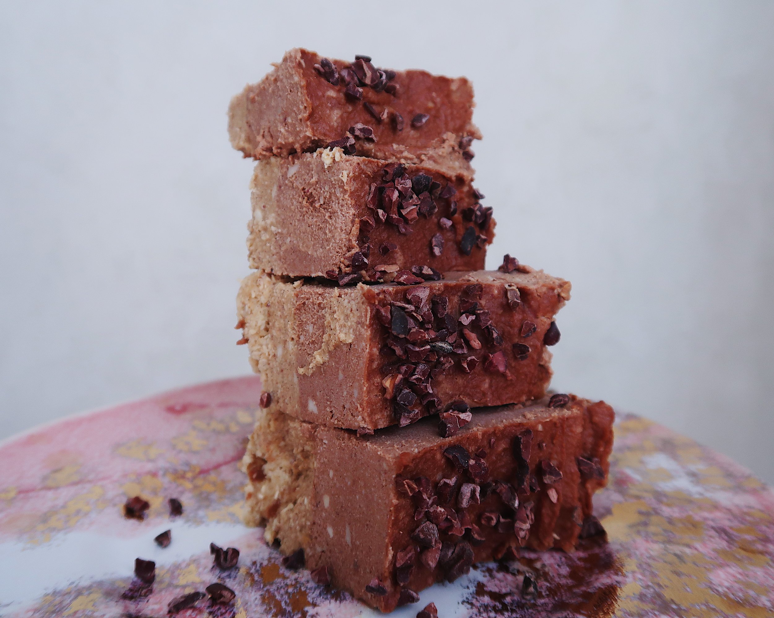 Sweet Potato Chocolate Ice Cream Cake